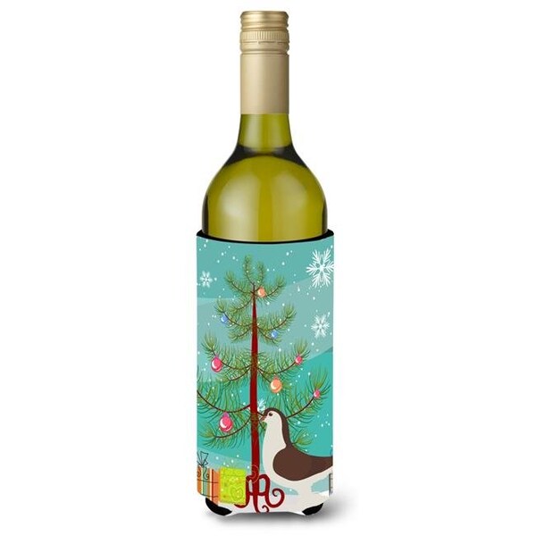 Carolines Treasures BB9310LITERK Large Pigeon Christmas Wine Bottle Beverge Insulator Hugger BB9310LITERK - main